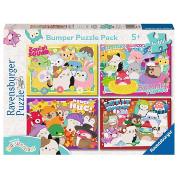 Puzzle dla dzieci 4x100 Squishmallows